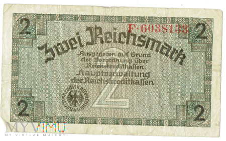 Niemcy - 2 Reichsmark 1940r.
