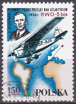 Duże zdjęcie S. Skarzynski, RWD-5 Bis over South Atlantic, 1933