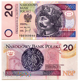 20 złotych 1994 (YB6569944) zastępcza