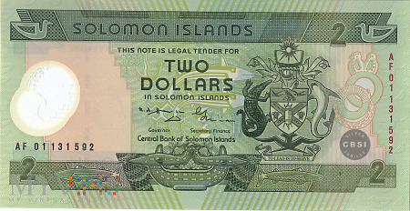 Wyspy Salomona - 2 dolary (2001)