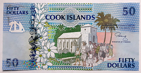 Duże zdjęcie Wyspy Cooka 50$ 1992
