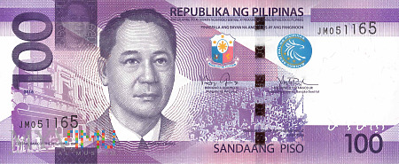 Filipiny - 100 pesos (2016)
