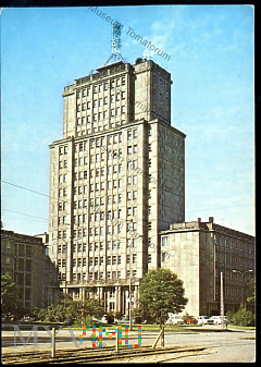 Łódź - Gmach Telewizji Łódzkiej - lata 60-te