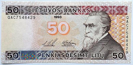 Litwa 50 litów 1993