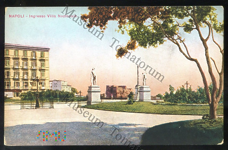Neapol - Ingresso Villa Nazionale - 1920-te