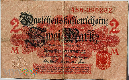 Niemcy 2 marki 1914