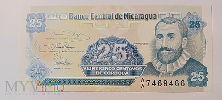 Duże zdjęcie Nikaragua 25 centavo 1991