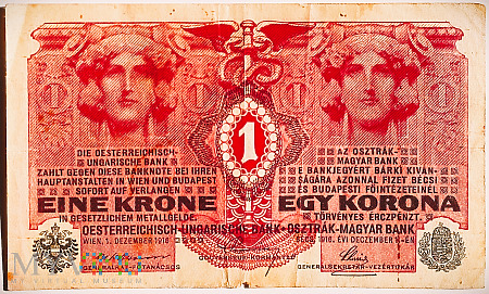 Austria 1 korona 1916