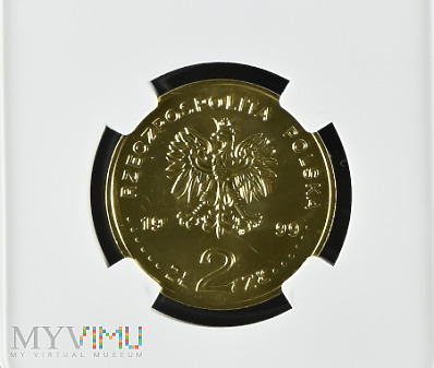 2 złote Wstąpienie Polski do NATO- NGC MS67