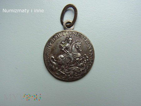 medal ze św. Jerzym