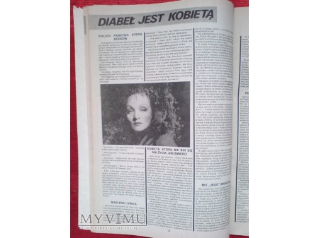 Marlene Dietrich Literatura maj 1986