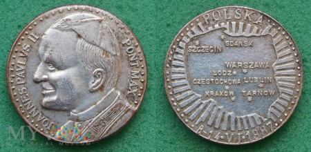 Duże zdjęcie Jan Paweł II - medal pamiątkowy