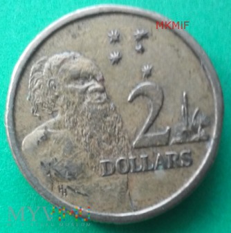 2 dollars Australia 1988