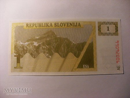 1 tolar, Słowenia.