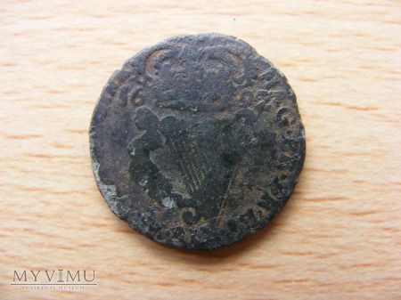 William and Mary halfpenny
