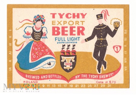 Tychy export beer