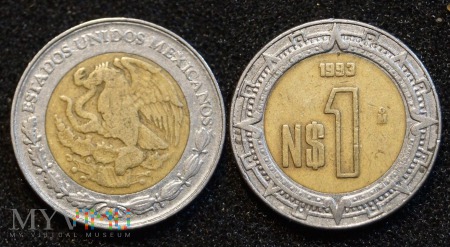 Meksyk, 1 Peso 1993