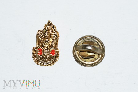 Odznaka pamiątkowa 34 BKPanc -złoto- mini (1)