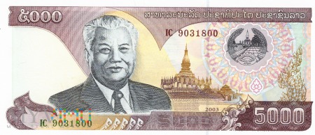 Laos - 5 000 kipów (2003)