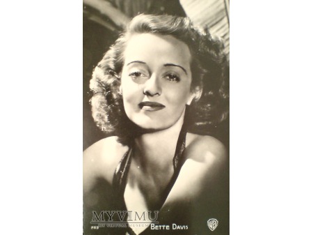 Bette Davis - Warner Bros....Pocztówka zdjęcie