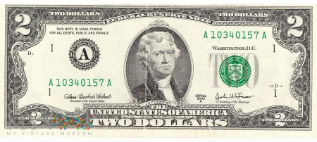 Duże zdjęcie Stany Zjednoczone - 2 dolary (2003)
