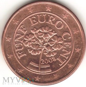 5 EURO CENT 2008