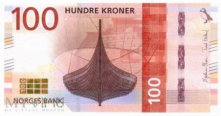 Duże zdjęcie Norwegia - 100 koron (2017)