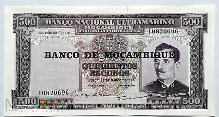 Mozambik 500 escudos 1976