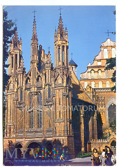 Wilno - kościół św. Anny - 1990
