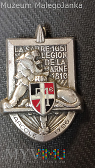 Pamiątkowa odznaka 51 Pułku Piechoty - Francja