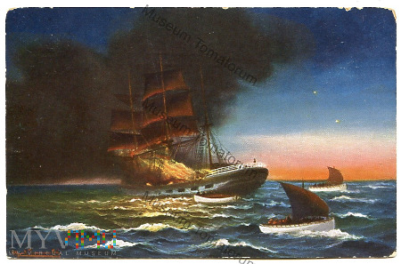 Pożar statku - 1914