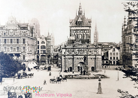 Gdańsk - Danzig: pomnik Wilhelma I (reprint 1900)