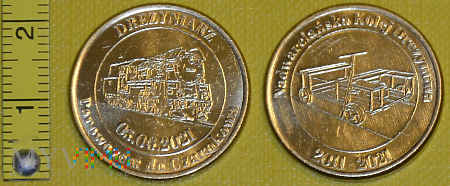 Medal kolejowy - usługowy Kolei Drezynowej