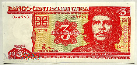 Kuba 3 pesos 2006
