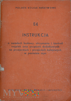 E4-1968 Instrukcja o rogatkach przejazdowych