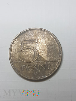 Węgry- 5 forintów 1993 r.
