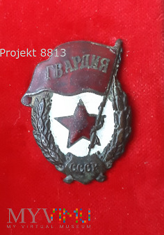 Duże zdjęcie Sowiecka odznaka "Gwardia"