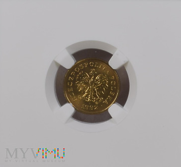 1 grosz 1992- NGC MS67
