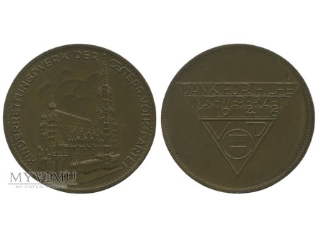 Austriacka Partia Ludowa (ÖVP) medal 1946