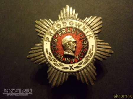 Odznaka"Przodownik Pracy Socjalistycznej" srebrna.