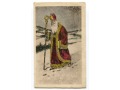 Święty Mikołaj Santa Claus Postcard Akropol