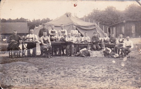 Fotografia żołnierzy 56 Pułku Piechoty Wlkp.