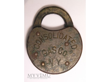 Smith & Egge Utility Padlock-Consolidated Gas