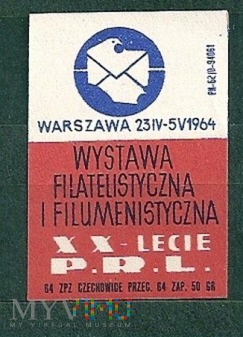Wystawa filatelistyczna i Filumenistyczna.1.1964.C