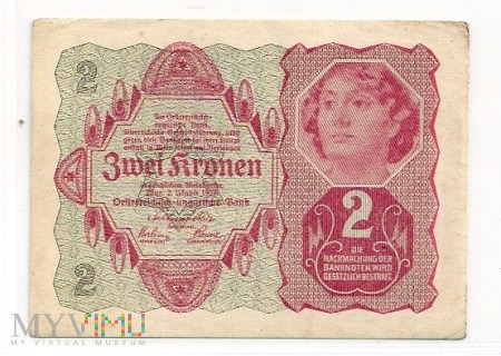 Austria.3.Aw.2 kronen.1922.P-74
