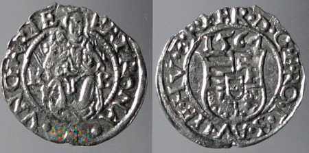 Węgry Ferdynand I Habsburg denar 1564