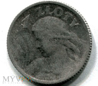 1 złoty 1924 r. Polska