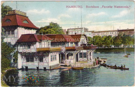 Duże zdjęcie Hamburg - Bootshaus "Favorite Hammonia" - I ćw.XXw