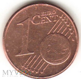 1 EURO CENT 2008 F