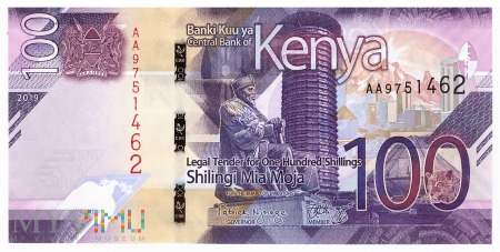 Kenia - 100 szylingów (2019)